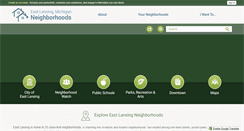 Desktop Screenshot of eastlansingneighborhoods.com